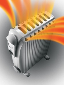 delonghi oil heater power consumption